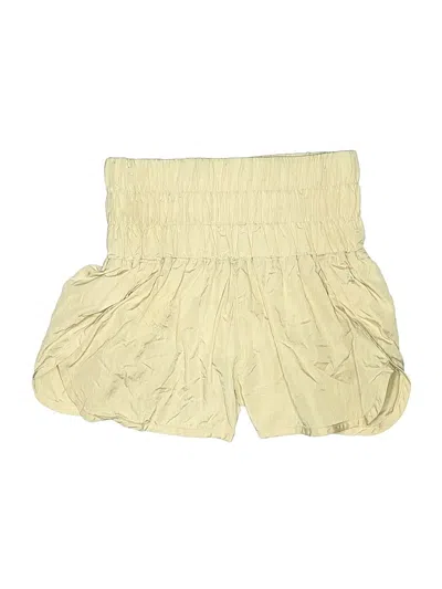 Pre-owned Fp Movement Shorts In Yellow