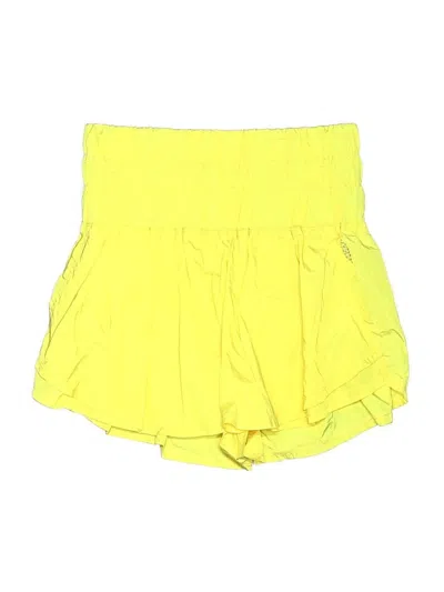 Pre-owned Fp Movement Skort In Yellow