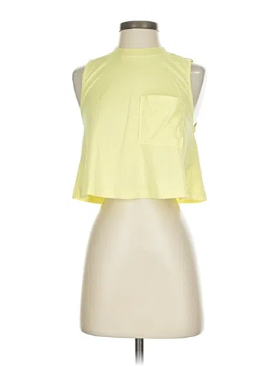 Pre-owned Fp Movement Sleeveless Blouse In Yellow