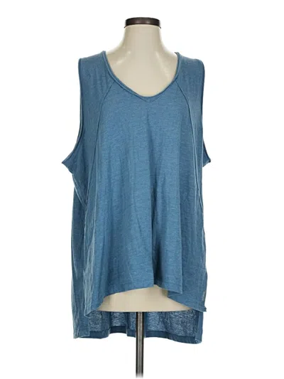 Pre-owned Fp Movement Sleeveless T-shirt In Blue