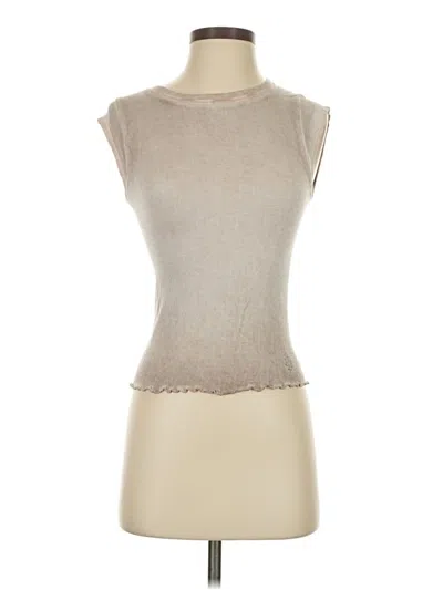 Pre-owned Fp Movement Sleeveless Top Gray Boatneck Tops