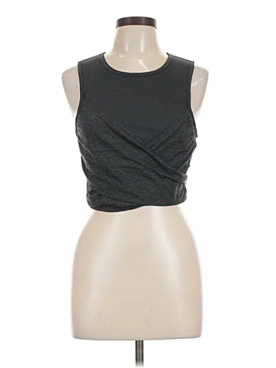 Pre-owned Fp Movement Sleeveless Top Gray Cowl Neck Tops