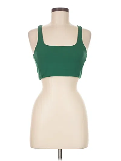 Pre-owned Fp Movement Sleeveless Top Green Sweetheart Neckline Tops