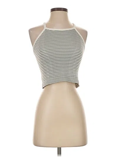 Pre-owned Fp Movement Sleeveless Top Ivory Halter Neckline Tops