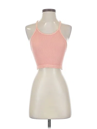 Pre-owned Fp Movement Sleeveless Top Pink Halter Neckline Tops