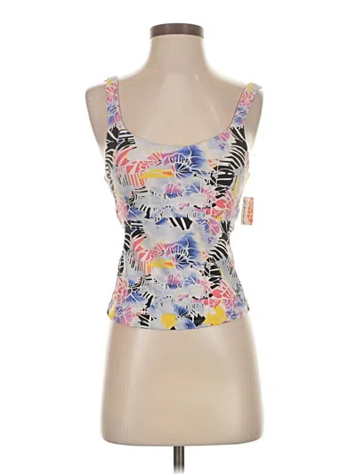 Pre-owned Fp Movement Sleeveless Top Pink Sweetheart Neckline Tops