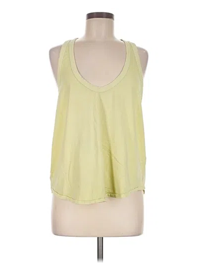 Pre-owned Fp Movement Sleeveless Top Yellow Halter Neckline Tops
