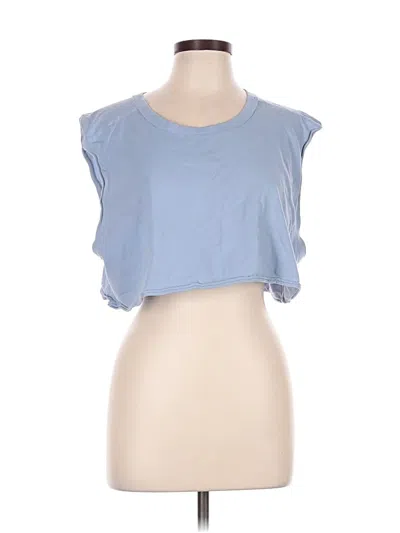 Pre-owned Fp Movement Sleeveless T-shirt In Blue