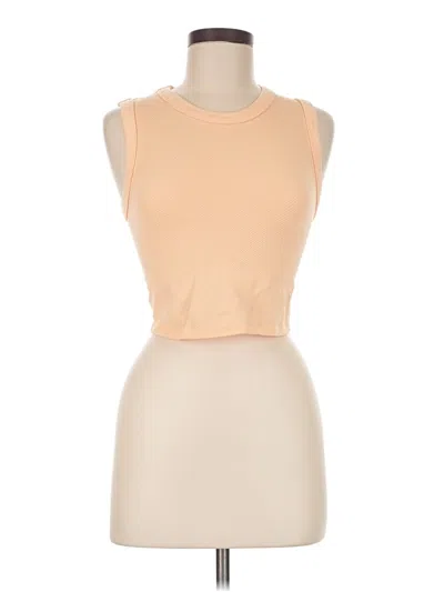 Pre-owned Fp Movement Sleeveless T-shirt In Tan