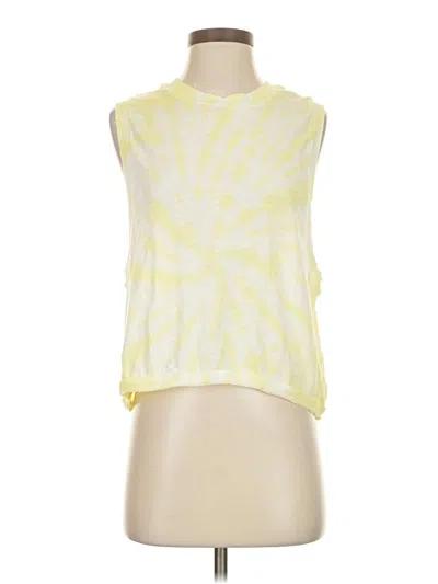 Pre-owned Fp Movement Sleeveless T-shirt In Yellow