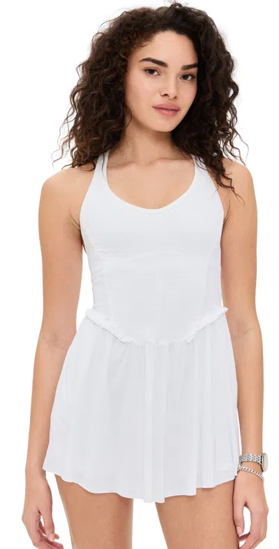 Fp Movement Smockin Hot Dress White