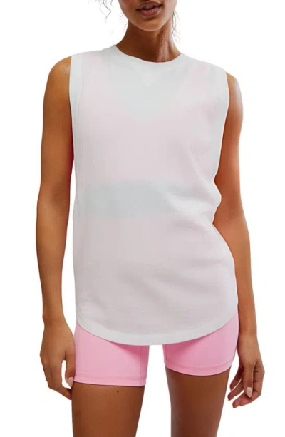 Fp Movement Spin Cotton Tank In White