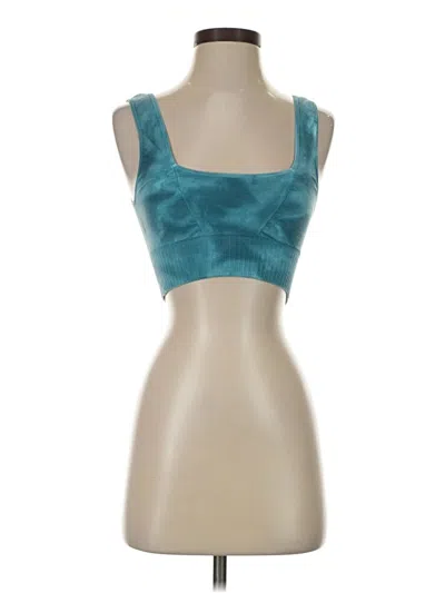 Pre-owned Fp Movement Sports Bra In Teal