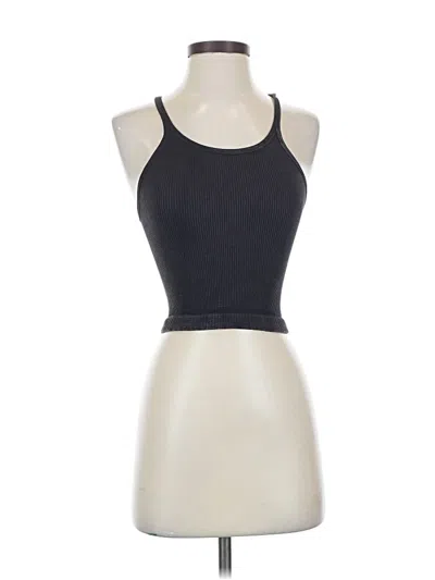 Pre-owned Fp Movement Tank Top Black Halter Neckline Tops