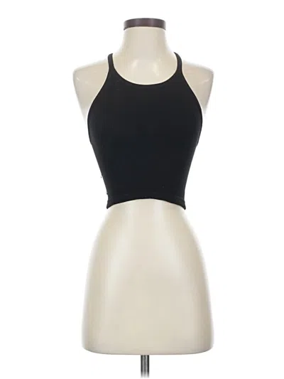 Pre-owned Fp Movement Tank Top Black Halter Neckline Tops
