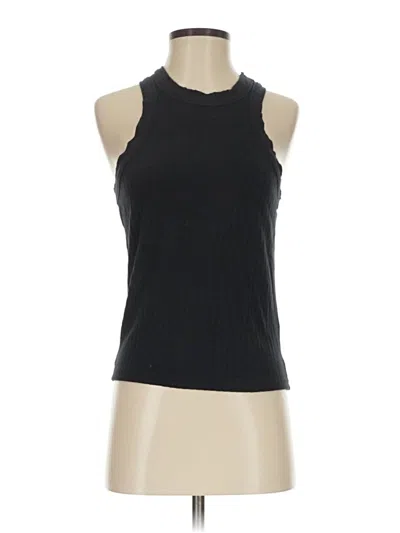 Pre-owned Fp Movement Tank Top Black Halter Neckline Tops