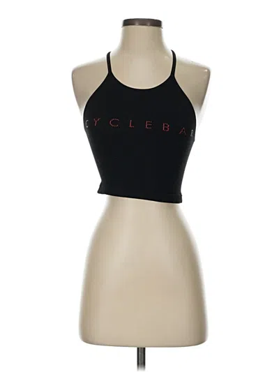 Pre-owned Fp Movement Tank Top Black Halter Neckline Tops