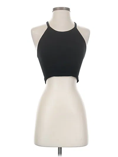 Pre-owned Fp Movement Tank Top Black Halter Neckline Tops