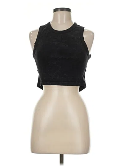 Pre-owned Fp Movement Tank Top Black Halter Neckline Tops