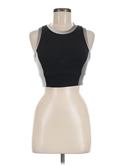 Pre-owned Fp Movement Tank Top Black Halter Neckline Tops