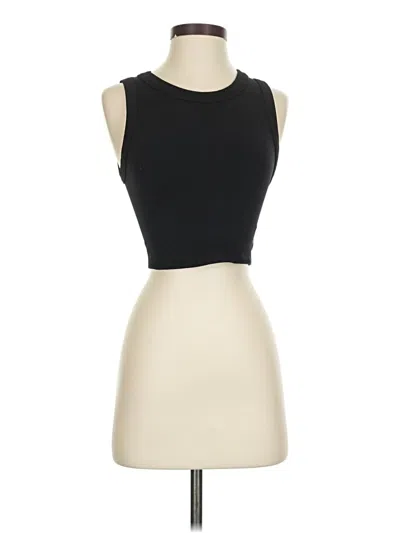 Pre-owned Fp Movement Tank Top Black Strapless Neckline Tops