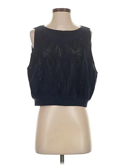 Pre-owned Fp Movement Tank Top Black Strapless Neckline Tops