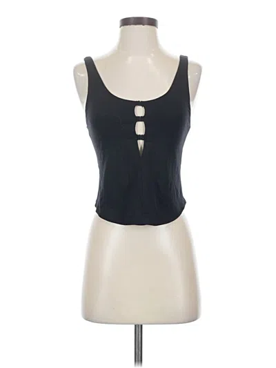 Pre-owned Fp Movement Tank Top Black Strapless Neckline Tops