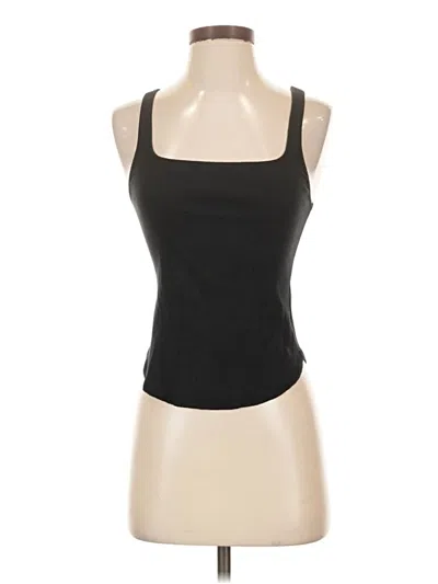 Pre-owned Fp Movement Tank Top Black Strapless Neckline Tops