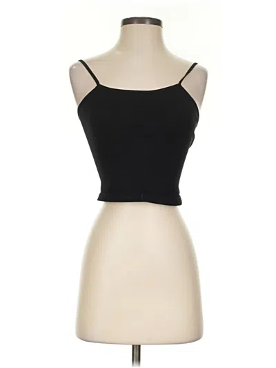 Pre-owned Fp Movement Tank Top Black Strapless Neckline Tops