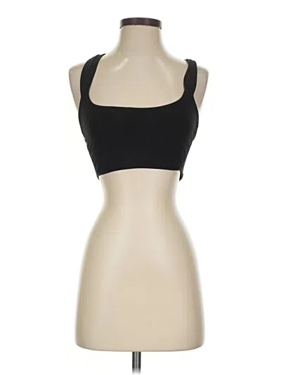 Pre-owned Fp Movement Tank Top Black Strapless Neckline Tops