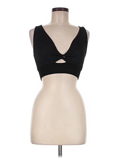 Pre-owned Fp Movement Tank Top Black Strapless Neckline Tops