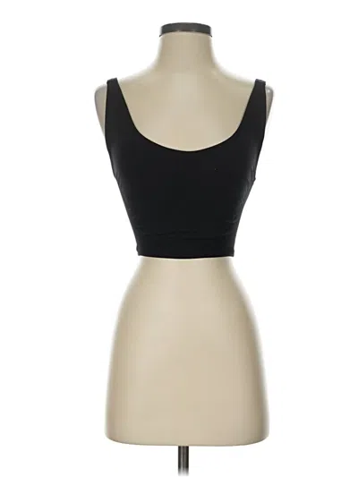 Pre-owned Fp Movement Tank Top Black Strapless Neckline Tops