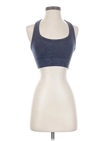 Pre-owned Fp Movement Tank Top Blue Halter Neckline Tops