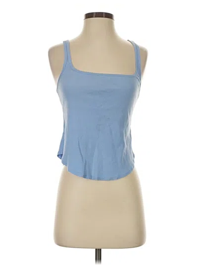 Pre-owned Fp Movement Tank Top Blue Strapless Neckline Tops