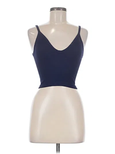 Pre-owned Fp Movement Tank Top Blue Strapless Neckline Tops