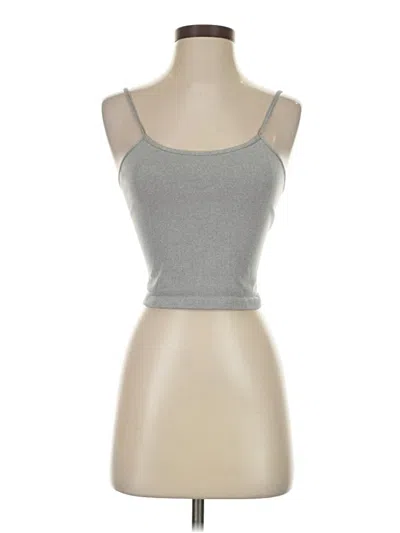 Pre-owned Fp Movement Tank Top Gray Strapless Neckline Tops