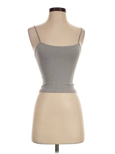 Pre-owned Fp Movement Tank Top Gray Strapless Neckline Tops
