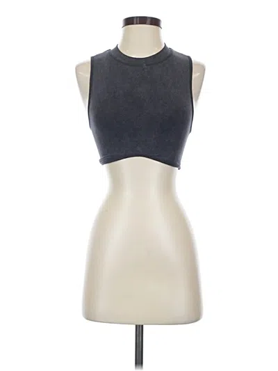 Pre-owned Fp Movement Tank Top Gray Strapless Neckline Tops
