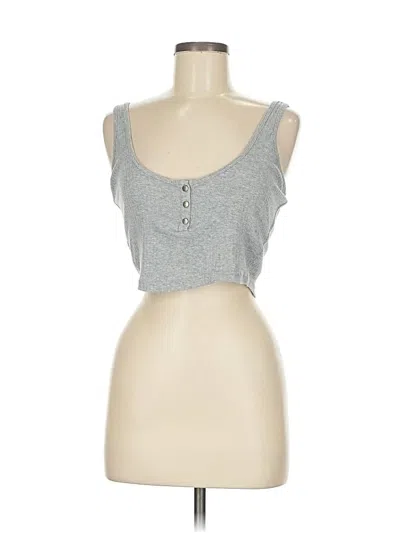 Pre-owned Fp Movement Tank Top Gray Sweetheart Neckline Tops