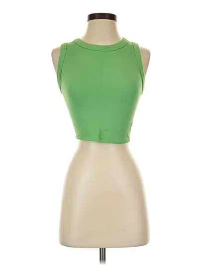 Fp Movement Tank Top Green Halter Neckline Tops