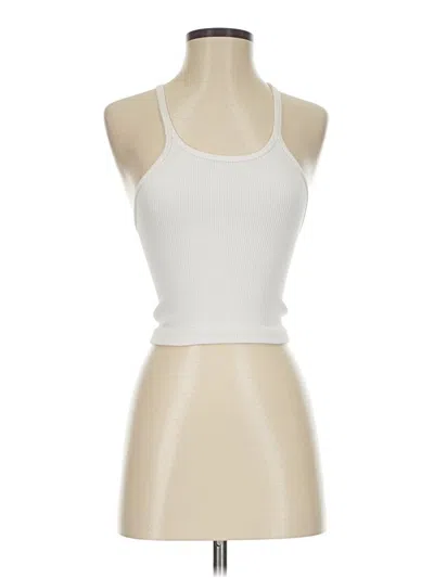 Pre-owned Fp Movement Tank Top Ivory Halter Neckline Tops