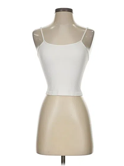 Pre-owned Fp Movement Tank Top Ivory Strapless Neckline Tops