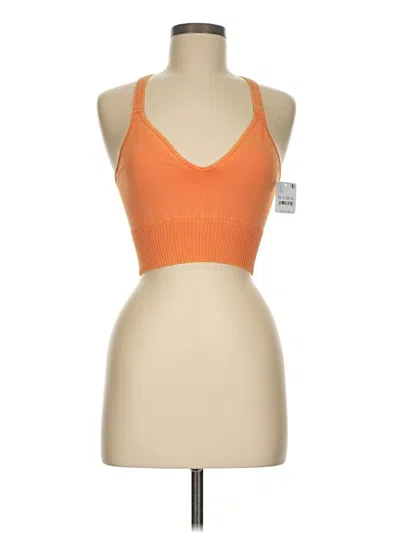Fp Movement Tank Top Orange Halter Neckline Tops
