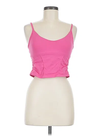 Pre-owned Fp Movement Tank Top Pink Strapless Neckline Tops