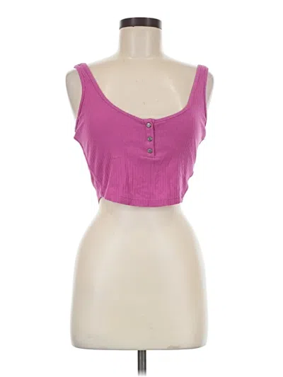 Pre-owned Fp Movement Tank Top Pink Sweetheart Neckline Tops
