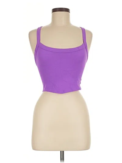 Pre-owned Fp Movement Tank Top Purple Strapless Neckline Tops