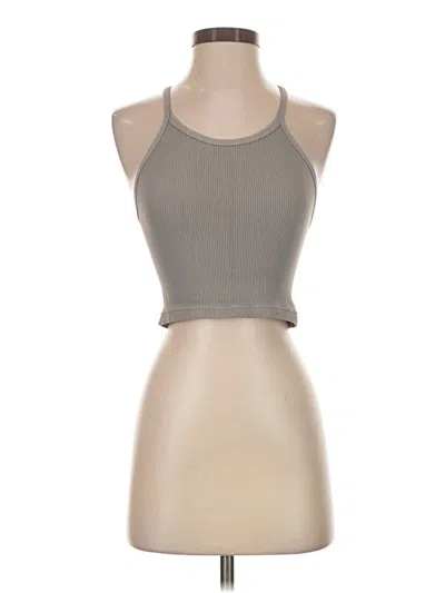 Pre-owned Fp Movement Tank Top Tan Halter Neckline Tops