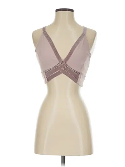 Pre-owned Fp Movement Tank Top Tan Halter Neckline Tops In Brown