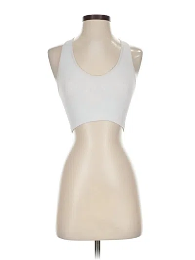 Pre-owned Fp Movement Tank Top White Halter Neckline Tops