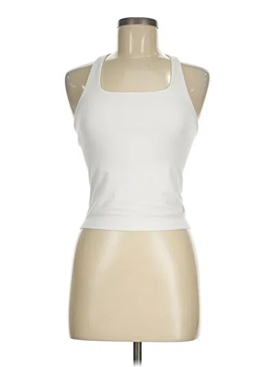 Pre-owned Fp Movement Tank Top White Halter Neckline Tops